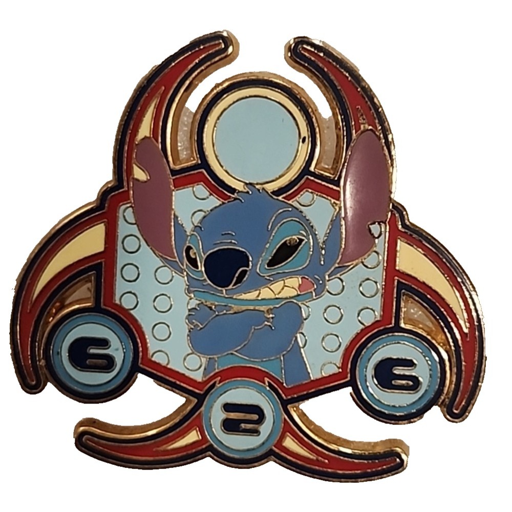 Disney Pin Stitch Character Crest Collection ERROR LE 1500 2008 Walt World 63396